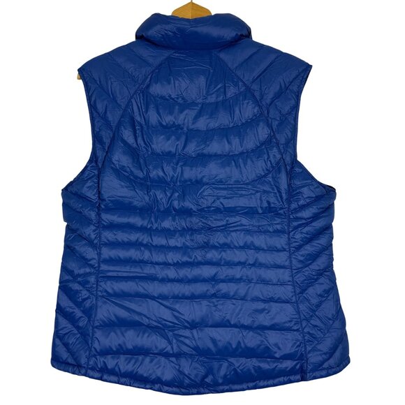 Bernardo Goose Down Puffer Vest Sz XL Full Zip Blue/Teal Nylon Lightweight - Picture 4 of 10
